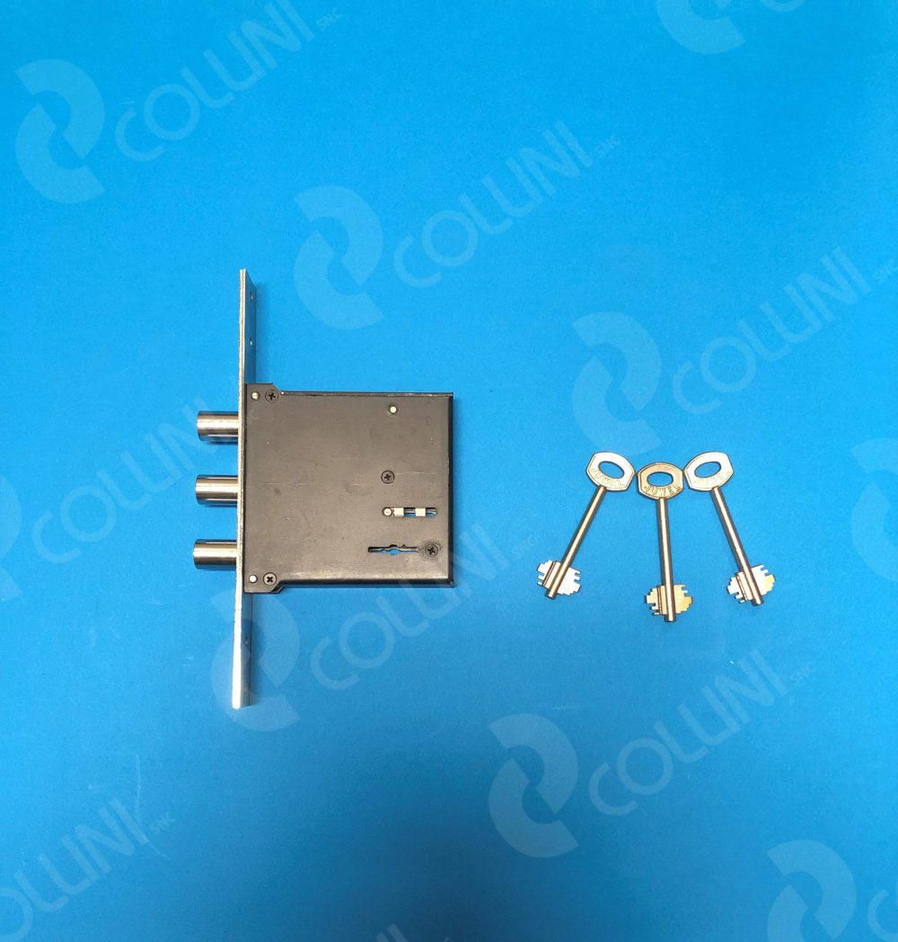 SERRATURA JUWEL DA INFILARE A DOPPIA MAPPA CON TRE PISTONI