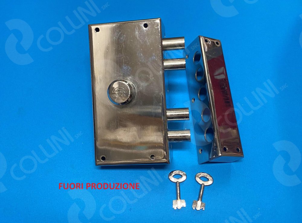 SERRATURA DA APPLICARE TRIPLICE A POMPA