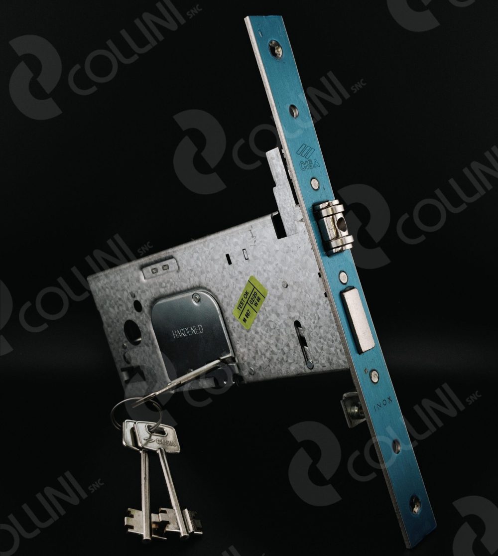 CISA Serratura da Infilare a DM Triplice(Catenaccio + Rullo - Ent. 90)